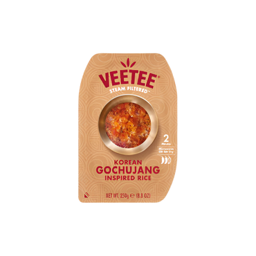 Veetee Korean Gochujang Inspired Rice Tray 250g – Ready-to-eat Gochujang Rice

