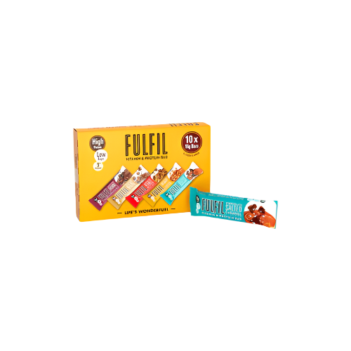 Fulfil Vitamin & Protein Bars Mixed Pack 10 x 55g – High Protein, Low Sugar Snack

