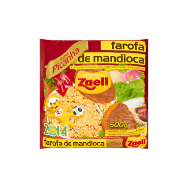 Zaeli Seasoned Cassava Flour 500g – Brazilian Farofa Ready Mix

