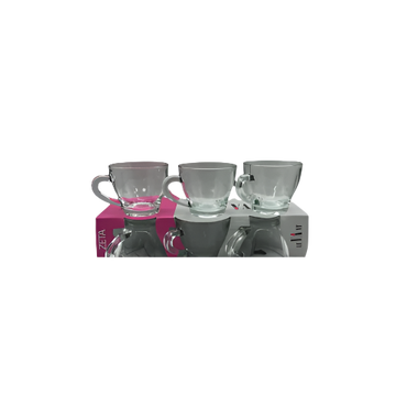 Zeta Coffee Mug Set – 6-Piece Ceramic Espresso and Tea Cups – 82ml – IndianGroceryUK

